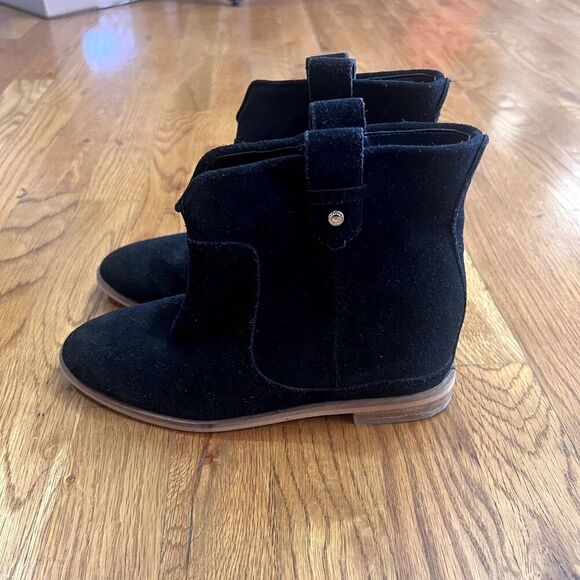 NWOT‎ Cole Haan Grand 360 Rayna Black Suede Wedge Bootie 6B - Picture 8 of 9